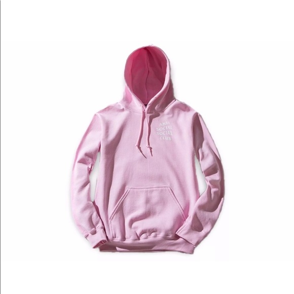 2016 Anti Social Social Club Pink Hoodie - Picture 2 of 5
